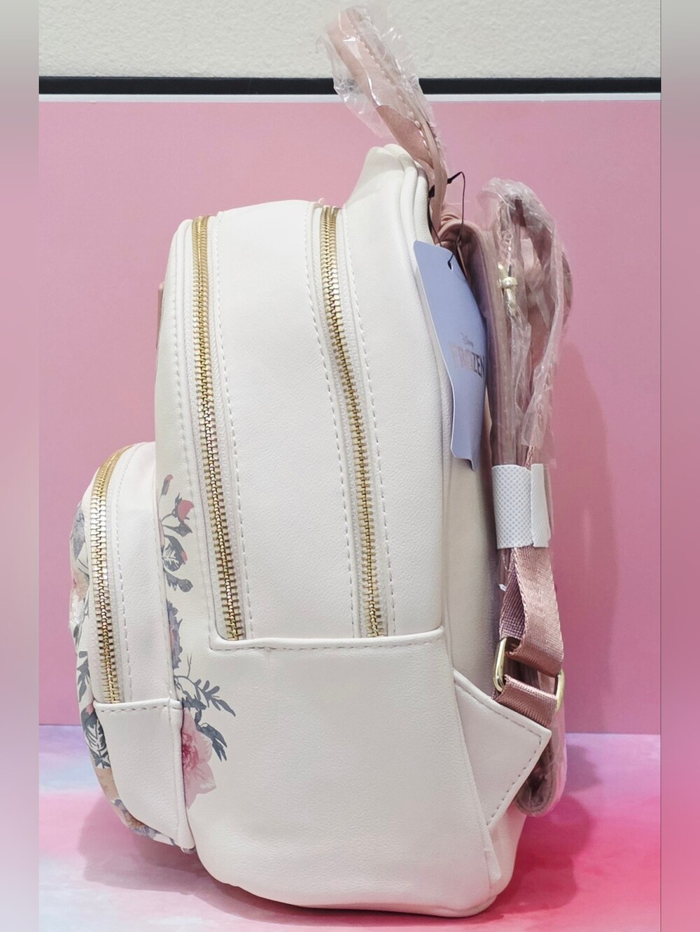 Disney Frozen Floral Embroidered Sketch Portraits Mini Backpack and Wallet - Picture 13 of 16